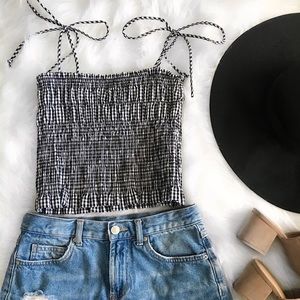 Gingham Crop Top